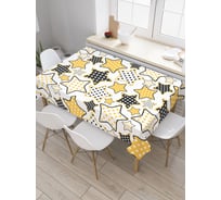 Прямоугольная скатерть JoyArty Модные звезды из сатена tc_18397_120x145