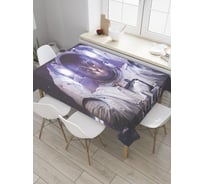 Прямоугольная скатерть JoyArty Звездная пыль из сатена tc_33508_120x145