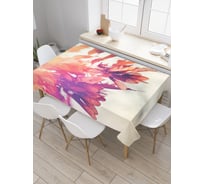 Прямоугольная скатерть JoyArty Кленовые ветки из сатена tc_2651_120x145