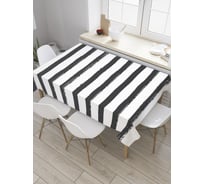 Прямоугольная скатерть JoyArty Стертые полосы из сатена tc_31241_120x145