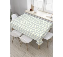 Прямоугольная скатерть JoyArty Прямоугольники моно из сатена tc_31705_120x145