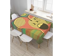 Прямоугольная скатерть JoyArty Романтическое сердечко из сатена tc_32652_120x145