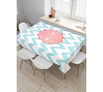 Прямоугольная скатерть JoyArty Мужчина и Женщина из сатена tc_4516_120x145