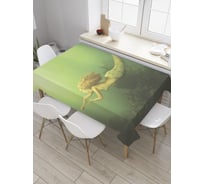 Прямоугольная скатерть JoyArty Русалка на дне из сатена tc_9103_120x145