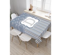 Прямоугольная скатерть JoyArty Морская d из сатена tc_5426D_120x145