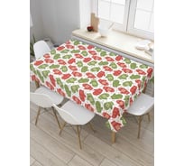 Прямоугольная скатерть JoyArty Зимние варежки из сатена tc_37099_120x145