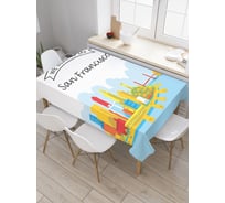 Прямоугольная скатерть JoyArty Мы принадлежим сан франциско из сатена tc_4831_120x145