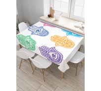 Прямоугольная скатерть JoyArty Защитный амулет из сатена tc_19263_120x145