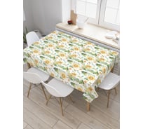 Прямоугольная скатерть JoyArty Поле подсолнухов из сатена tc_378617_120x145