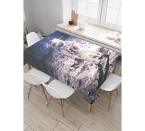 Прямоугольная скатерть JoyArty Прогулка по луне из сатена tc_19912_120x145