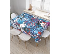 Прямоугольная скатерть JoyArty Граффити с надписью из сатена tc_29796_120x145