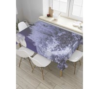 Прямоугольная скатерть JoyArty Зимние ночи из сатена tc_8447_120x145