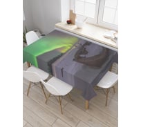 Прямоугольная скатерть JoyArty На краю земли из сатена tc_29277_120x145