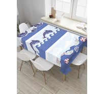 Прямоугольная скатерть JoyArty Море иллюзий из сатена tc_8758_120x145