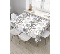 Прямоугольная скатерть JoyArty Графические формы из сатена tc_32447_120x145