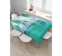 Прямоугольная скатерть JoyArty Прекрасная пещера из сатена tc_19435_120x145