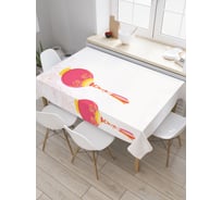 Прямоугольная скатерть JoyArty Подвесные доро из сатена tc_38804_120x145