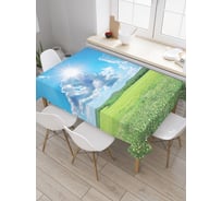 Прямоугольная скатерть JoyArty Найди умиротворение из сатена tc_13660_120x145