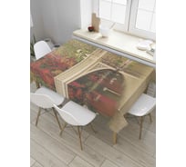 Прямоугольная скатерть JoyArty Романтический мост из сатена tc_9616_120x145