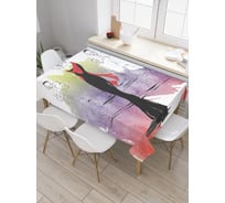 Прямоугольная скатерть JoyArty Ретро в моде из сатена tc_19491_120x145