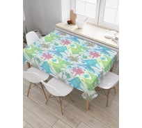 Прямоугольная скатерть JoyArty Рыбы под водой из сатена tc_5857_120x145