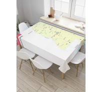 Прямоугольная скатерть JoyArty Карта Штат Мисисипи из сатена tc_7172_120x145