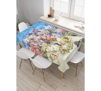 Прямоугольная скатерть JoyArty Морские краски из сатена tc_18963_120x145