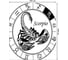 Прямоугольная скатерть JoyArty Звездный скорпион из сатена tc_18712_120x145 2