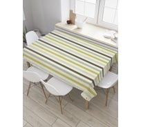 Прямоугольная скатерть JoyArty Полосы и точки из сатена tc_28482_120x145