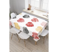 Прямоугольная скатерть JoyArty Романтичные сердца из сатена tc_29699_120x145