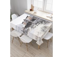 Прямоугольная скатерть JoyArty Стоянка на диком западе из сатена tc_23102_120x145