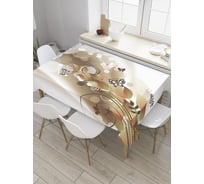 Прямоугольная скатерть JoyArty Классическая орхидея из сатена tc_33521_120x145