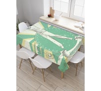 Прямоугольная скатерть JoyArty Гольф клуб из сатена tc_30406_120x145