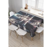 Прямоугольная скатерть JoyArty Главный танец из сатена tc_23813_120x145