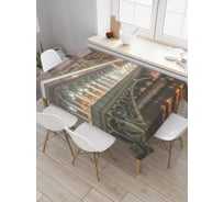 Прямоугольная скатерть JoyArty Мостовые фонари из сатена tc_4155_120x145