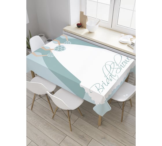 Прямоугольная скатерть JoyArty Подружки на девичнике из сатена tc_34522_120x145 1