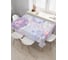 Прямоугольная скатерть JoyArty Спирали с цветами из сатена tc_30900_120x145 1
