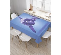 Прямоугольная скатерть JoyArty Стальная акула из сатена tc_32435_120x145