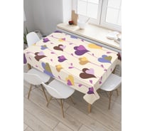 Прямоугольная скатерть JoyArty Растущая любовь из сатена tc_28373_120x145