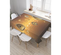 Прямоугольная скатерть JoyArty Музыкальная волна из сатена tc_29201_120x145