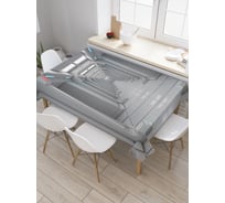 Прямоугольная скатерть JoyArty Инопланетная станция из сатена tc_21667_120x145