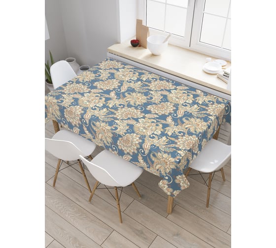 Прямоугольная скатерть JoyArty Ретро розы из сатена tc_33033_120x145 1