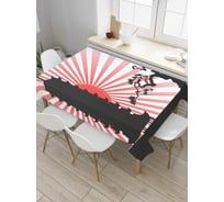 Прямоугольная скатерть JoyArty Китайский храм из сатена tc_7251_120x145