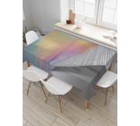 Прямоугольная скатерть JoyArty Мост вокруг земли из сатена tc_4875_120x145