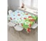 Прямоугольная скатерть JoyArty Земляничный рай из сатена tc_7428_120x145 1
