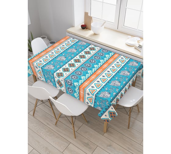 Прямоугольная скатерть JoyArty Полосы стремления из сатена tc_26694_120x145 1