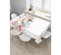 Прямоугольная скатерть JoyArty Праздничная музыка из сатена tc_6132_120x145