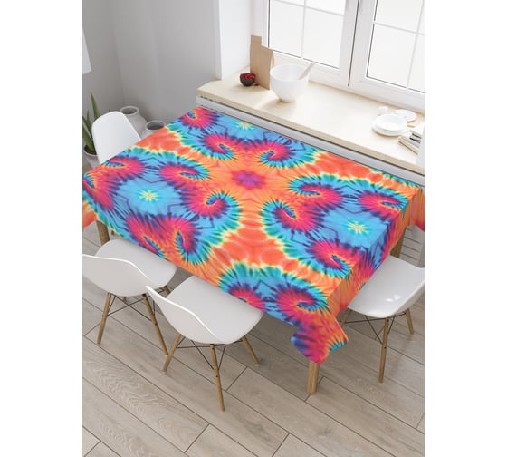 Прямоугольная скатерть JoyArty Морозное пламя из сатена tc_20328_120x145 1