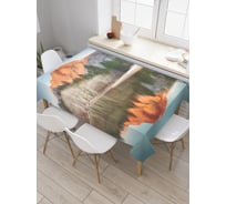 Прямоугольная скатерть JoyArty Водное зеркало из сатена tc_19009_120x145