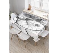 Прямоугольная скатерть JoyArty Инь ян в трещинах из сатена tc_18596_120x145